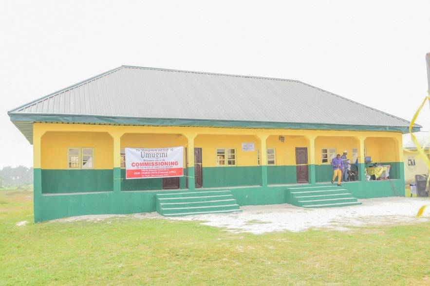 Upil Renovates Classrooms and Toilets in Delta School